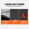 Wood Stove, 86 inch, Alloy Steel Camping Tent Stove, Portable Wood Burning Stove with Chimney Pipes & Gloves, 1400inFirebox Hot Tent Stove for Outdoor Cooking and Heating with 8 Pipes - Image 5
