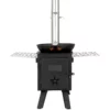 Wood Stove, 86 inch, Alloy Steel Camping Tent Stove, Portable Wood Burning Stove with Chimney Pipes & Gloves, 1400inFirebox Hot Tent Stove for Outdoor Cooking and Heating with 8 Pipes - Image 10