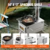 Wood Stove, 80 inch, Stainless Steel Camping Tent Stove, Portable Wood Burning Stove with Chimney Pipes & Gloves, 700inFirebox Hot Tent Stove for Outdoor Cooking and Heating with 8 Pipes - Image 12
