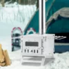 Wood Stove, 80 inch, Stainless Steel Camping Tent Stove, Portable Wood Burning Stove with Chimney Pipes & Gloves, 700inFirebox Hot Tent Stove for Outdoor Cooking and Heating with 8 Pipes - Image 17
