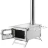 Wood Stove, 80 inch, Stainless Steel Camping Tent Stove, Portable Wood Burning Stove with Chimney Pipes & Gloves, 700inFirebox Hot Tent Stove for Outdoor Cooking and Heating with 8 Pipes - Image 19