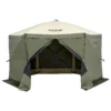 Pop Up Gazebo Tent, Pop-Up Screen Tent 6 Sided Canopy Sun Shelter with 6 Removable Privacy Wind Cloths & Mesh Windows, 12x12FT Quick Set Screen Tent with Mosquito Netting, Army Green - Image 9