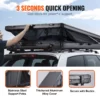 Rooftop Tent Hard Shell 2-3 Person Waterproof for Jeep SUV Truck w/ Ladder - Image 3