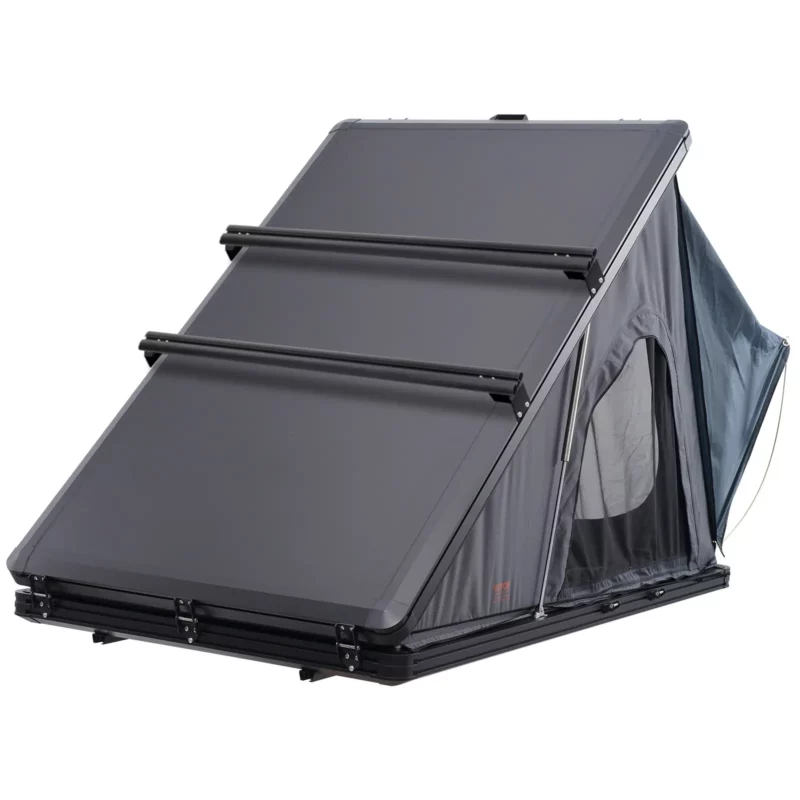 Rooftop Tent Hard Shell 2-3 Person Waterproof for Jeep SUV Truck w/ Ladder - Image 9