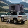 Rooftop Tent Hard Shell 2-3 Person Waterproof for Jeep SUV Truck w/ Ladder - Image 7