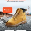 Steel Toe Work Boots US Size 10 Waterproof for Men Slip-Resistant - Image 2