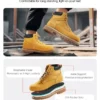Steel Toe Work Boots US Size 10 Waterproof for Men Slip-Resistant - Image 5