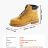 Steel Toe Work Boots US Size 10 Waterproof for Men Slip-Resistant - Image 6