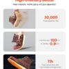 Steel Toe Work Boots US Size 10.5 Waterproof Moc Toe for Men Slip-Resistant - Image 4