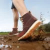 Steel Toe Work Boots US Size 10.5 Waterproof Moc Toe for Men Slip-Resistant - Image 7