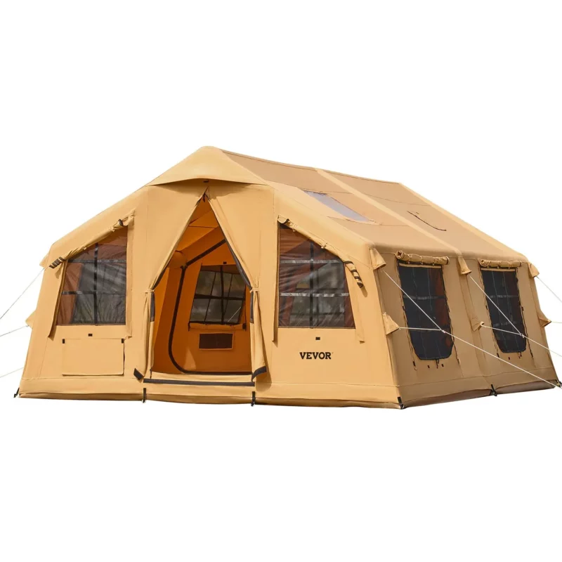 Inflatable Tent for Camping 12-16 Person Glamping Tent with Pump Easy Set up - Image 9