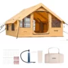 Inflatable Tent for Camping 5-8 Person Glamping Tent with Pump Easy Set up - Image 8