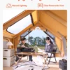 Inflatable Tent for Camping 5-8 Person Glamping Tent with Pump Easy Set up - Image 11