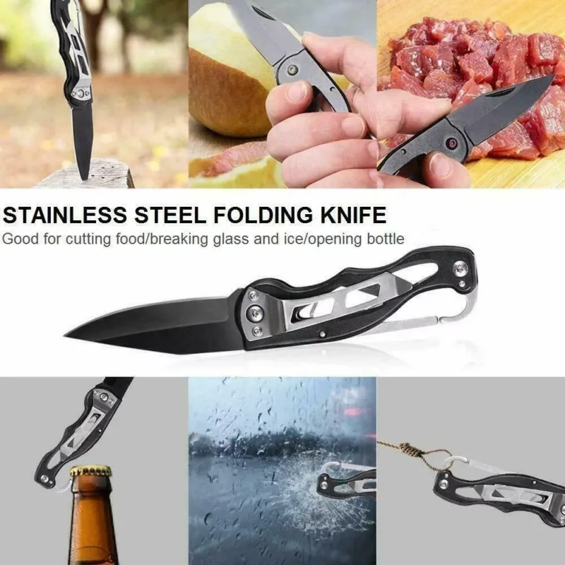 14 in 1 Outdoor Emergency Survival And Safety Gear Kit Camping Tactical Tools SOS EDC Case - Image 16