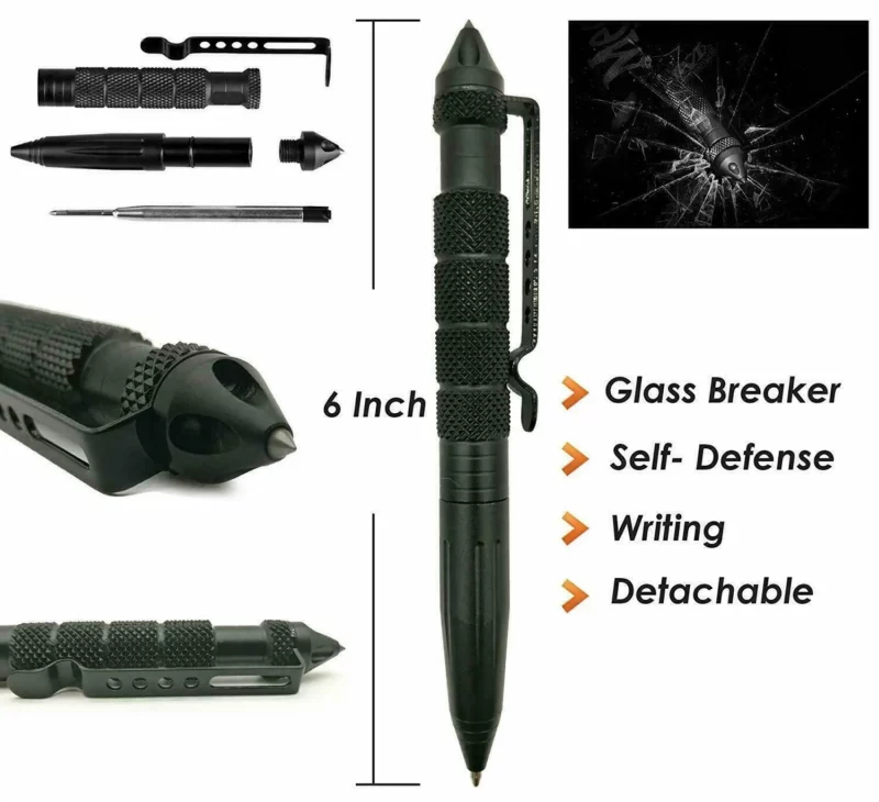 14 in 1 Outdoor Emergency Survival And Safety Gear Kit Camping Tactical Tools SOS EDC Case - Image 6