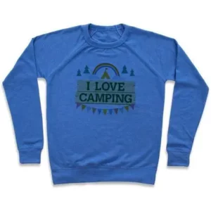 I LOVE CAMPING (POCKET CAMP PARODY) CREWNECK SWEATSHIRT