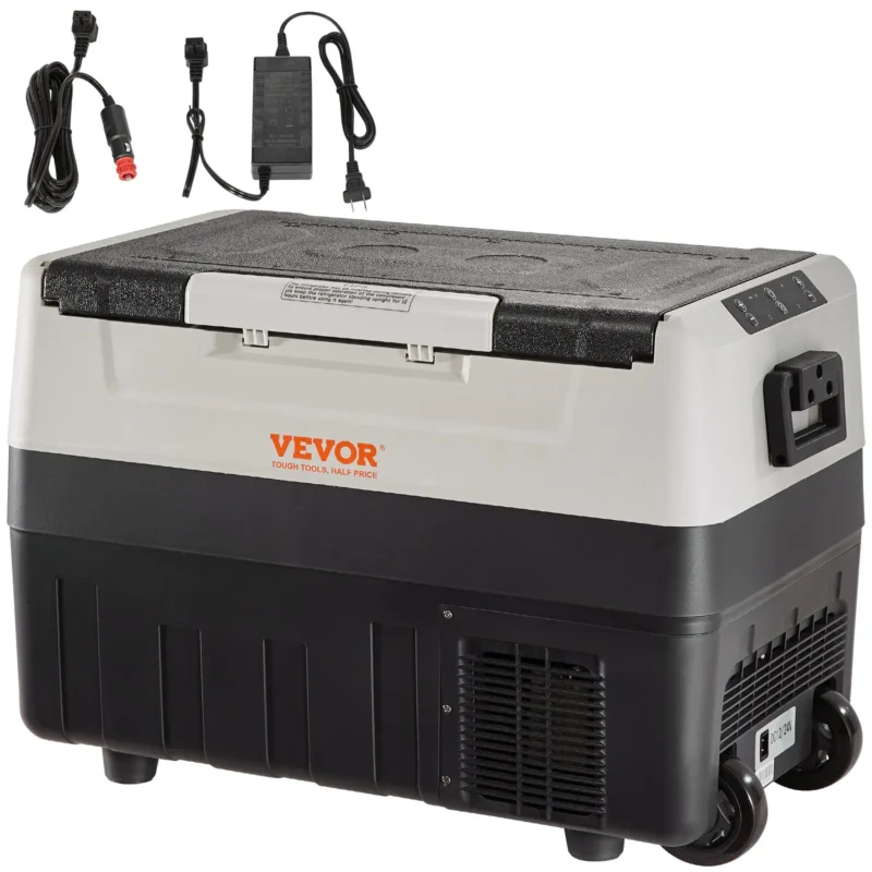 Car Refrigerator, 12 Volt Car Refrigerator Fridge, 37 QT/35 L Dual Zone Portable Freezer, -4-50 Adjustable Range, 12/24V DC and 100-240V AC Compressor Cooler for Outdoor, Camping, Travel, RV - Image 9