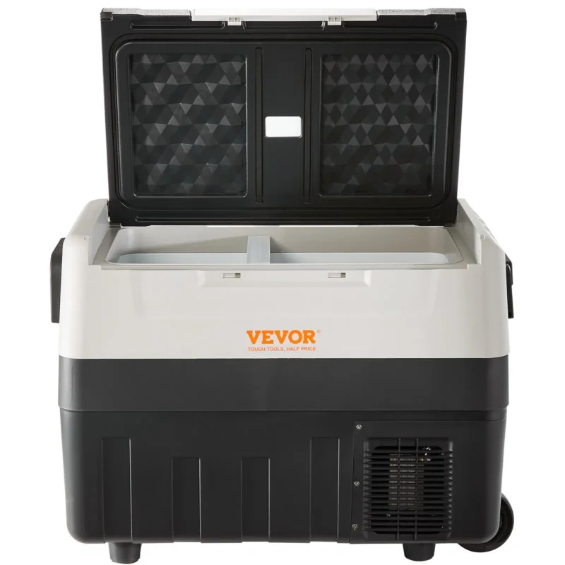 Car Refrigerator, 12 Volt Car Refrigerator Fridge, 48 QT/45 L Dual Zone Portable Freezer, -4-50 Adjustable Range, 12/24V DC and 100-240V AC Compressor Cooler for Outdoor, Camping, Travel, RV - Image 9
