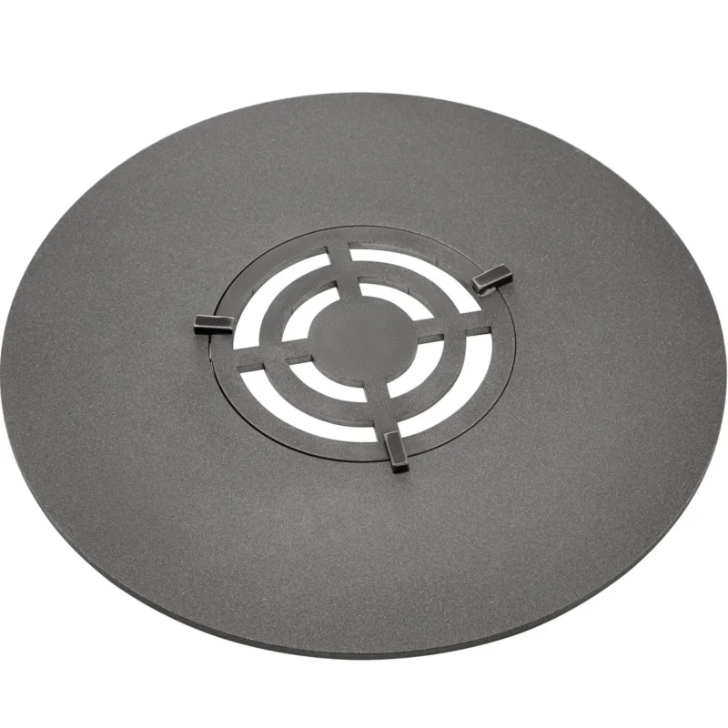40" Replacement BBQ Grill Griddle Grate, Carbon Steel Griddle Grill with Center Grate, Easy Maintenance Grate Insert For 18 Inch Kettle BBQ, Griddle Grill Attachment for Round Grills, Burgers - Image 9