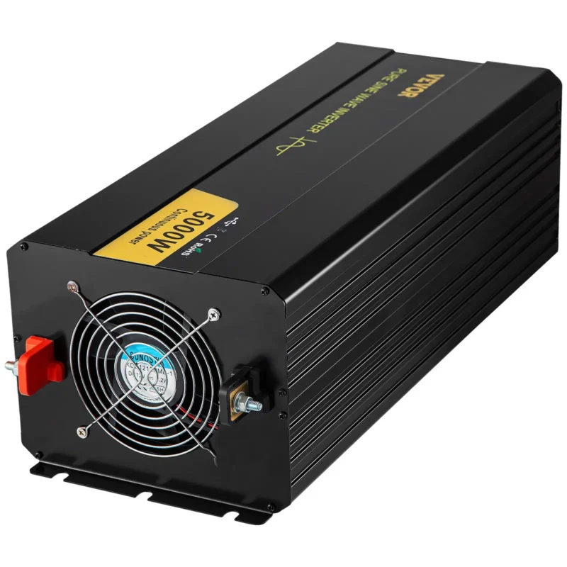 Pure Sine Wave Inverter, 5000 Watt, Power Inverter, DC 12V to AC 120V Car Inverter, with LCD Display, USB Port and Remote Controller, Power Converter for Car RV Truck Solar System Travel Camping - Image 13