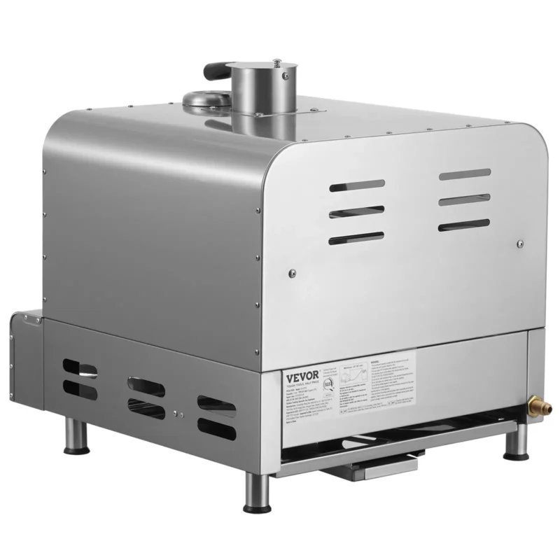 11" Outdoor Pizza Oven Portable Gas Oven 430 Stainless Steel for Camping - Image 5