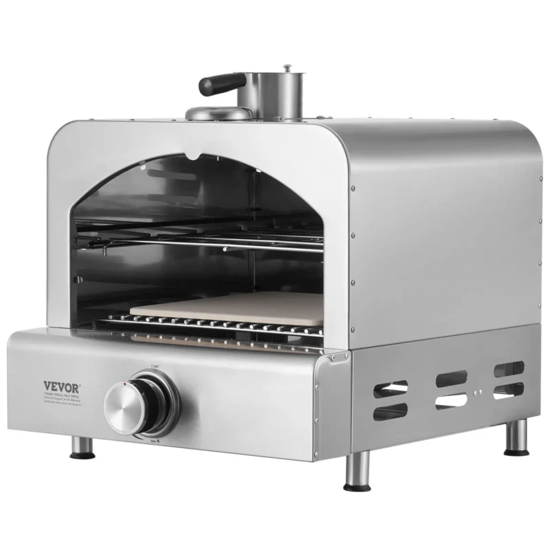 11" Outdoor Pizza Oven Portable Gas Oven 430 Stainless Steel for Camping - Image 7