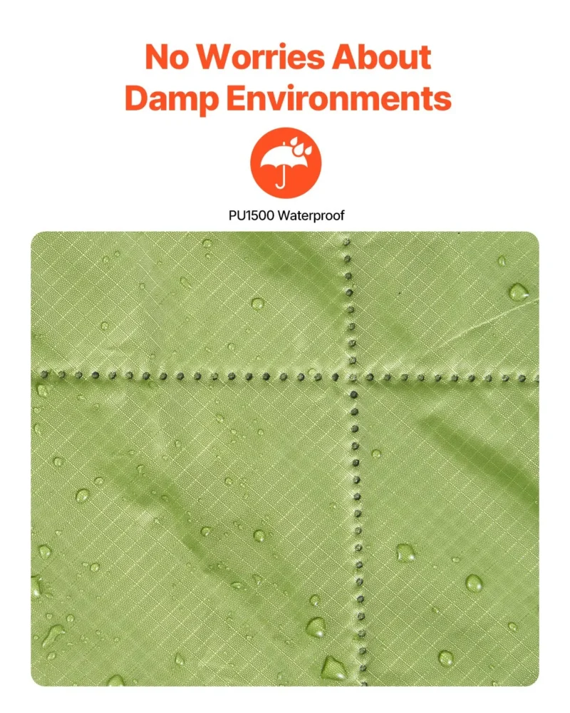 Camping Blanket 82" x 55" Warm Stadium Blanket 330GSM Outdoor Travel - Image 2