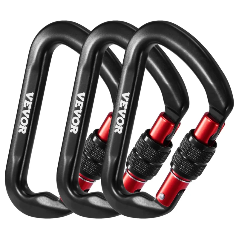 3 PCS Climbing Carabiner Clips Heavy Duty 30 KN for Hiking Rappelling Dog Leash - Image 10